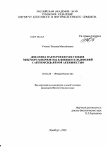 Динамика факторов персистенции микроорганизмов под влиянием соединений с антиоксидантной активностью - тема диссертации по биологии, скачайте бесплатно