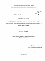 Молекулярно-генетический анализ особенностей структуры и экспрессии генов BRCA1/2 при раке яичников и молочной железы - тема диссертации по биологии, скачайте бесплатно