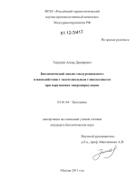 Биохимический анализ гиалуронидазного взаимодействия с эндотелиальным гликокаликсом при нарушениях микроциркуляции - тема диссертации по биологии, скачайте бесплатно