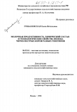 Молочная продуктивность, химический состав и технологические свойства молока черно-пестрых коров различных генотипов - тема диссертации по сельскому хозяйству, скачайте бесплатно