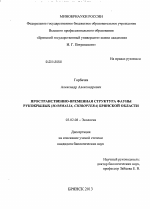 Пространственно-временная структура фауны рукокрылых (Mammalia, Chiroptera) Брянской области - тема диссертации по биологии, скачайте бесплатно