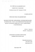 Биоценотические механизмы функционирования хронических очагов лиственничной чехликовой моли Coleophora sibiricella Flkv (Lepidoptera, Coleophoridae) - тема диссертации по биологии, скачайте бесплатно