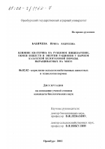 Влияние кватерина на рубцовое пищеварение, обмен веществ и энергии рационов у бычков казахской белоголовой породы, выращиваемых на мясо - тема диссертации по сельскому хозяйству, скачайте бесплатно