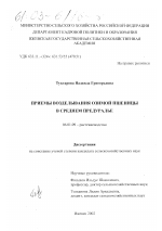 Приемы возделывания озимой пшеницы в Среднем Предуралье - тема диссертации по сельскому хозяйству, скачайте бесплатно