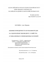 Влияние периодичности летования прудов на оздоровление рыбоводного хозяйства от инвазионных и инфекционных болезней - тема диссертации по биологии, скачайте бесплатно