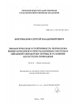 Экологическая устойчивость чернозема выщелоченного при различных системах зяблевой обработки почвы в условиях лесостепи Поволжья - тема диссертации по сельскому хозяйству, скачайте бесплатно