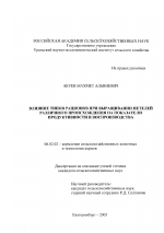 Влияние типов рационов при выращивании нетелей различного происхождения на показатели продуктивности и воспроизводства - тема диссертации по сельскому хозяйству, скачайте бесплатно