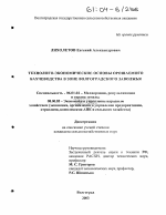 Технолого-экономические основы орошаемого бахчеводства в зоне Волгоградского Заволжья - тема диссертации по сельскому хозяйству, скачайте бесплатно