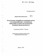 Естественные микробные ассоциации почвы и их взаимодействие с лигнинными веществами сточных вод целлюлозно-бумажной промышленности - тема диссертации по биологии, скачайте бесплатно