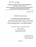 Исследование взаимосвязи между биологическими свойствами и структурой белка оболочки вируса табачной мозаики - тема диссертации по биологии, скачайте бесплатно